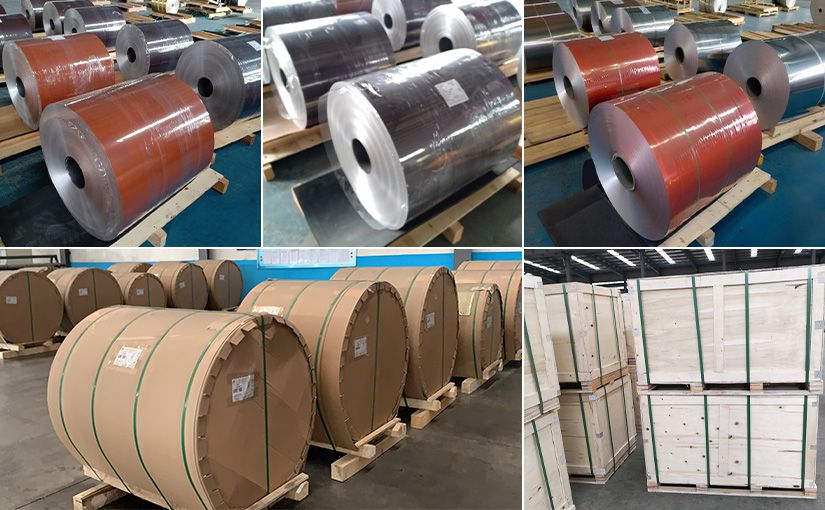 color coated aluminum foil