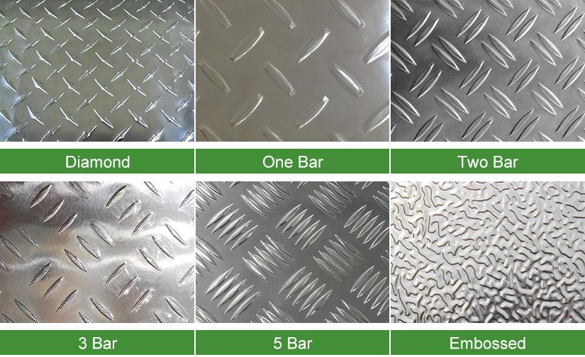aluminium checker plate pattern